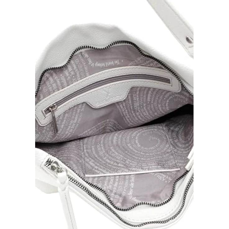 Suri Frey Beutel Debby, Handtasche aus Feinsynthetik mit Logo-Prägung, Weiß, 35 x 31 x 15 cm – Bild 7