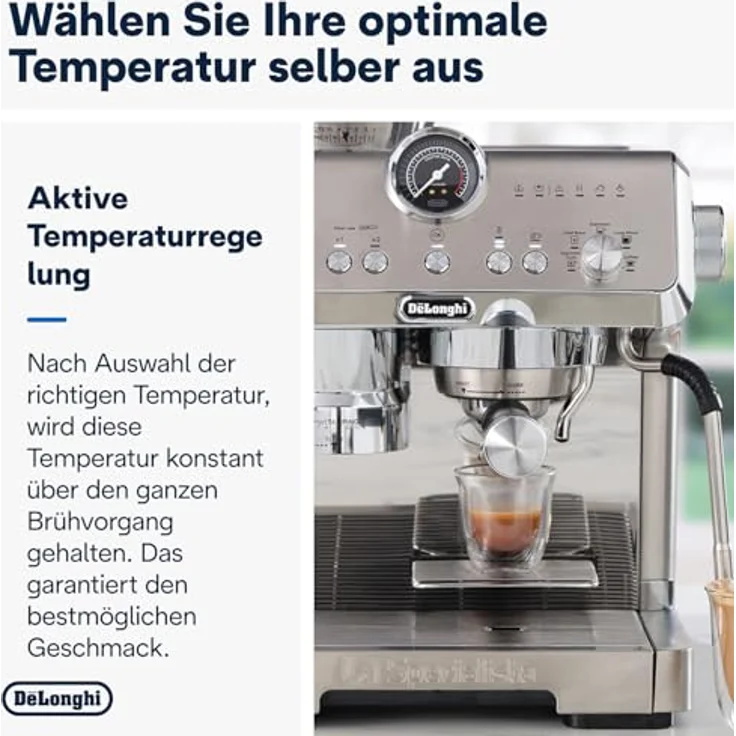 De'Longhi® Pinguino Siebträgermaschine DeLonghi EC9555.M La Specialista Opera Siebträger, Barista Feeling für Zuhause, Dynamic Preinfusion Technology – Bild 5