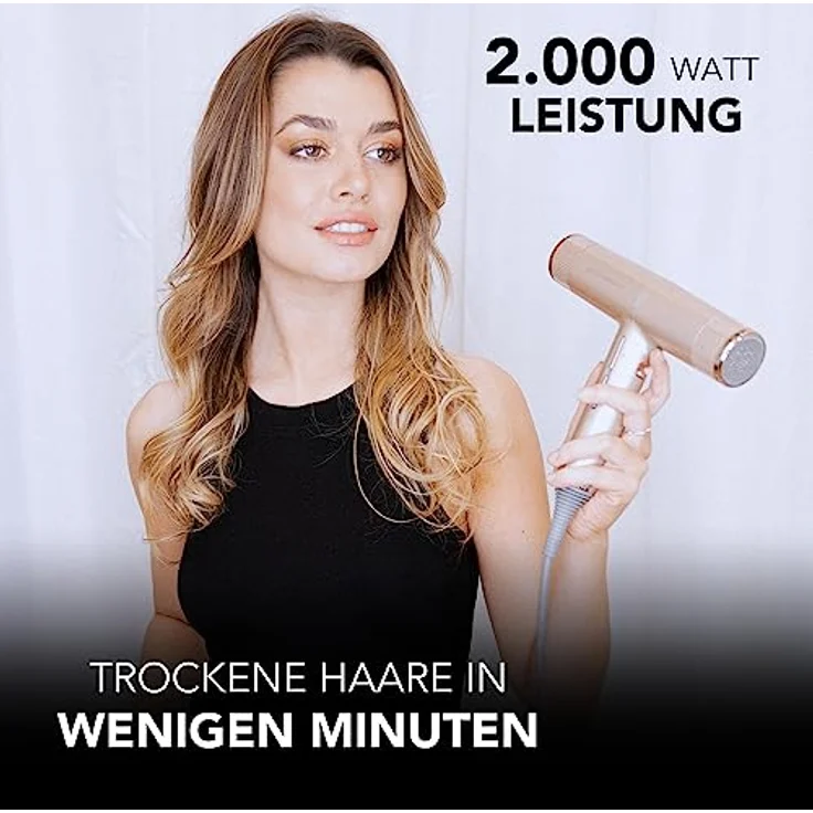 Gama Italy Professional Professioneller Haartrockner iQ Perfetto - ION-Technologie - Für gesundes und glänzendes Haar, 30% schneller, Ultraleise, Nur 294 g – Bild 2