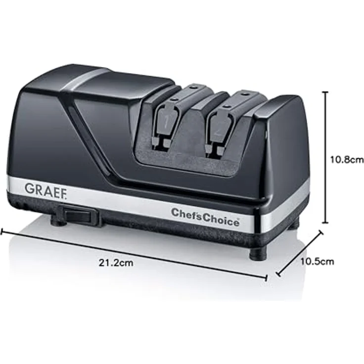 Graef CX110DE Messerschärfer, 75, schwarz – Bild 6