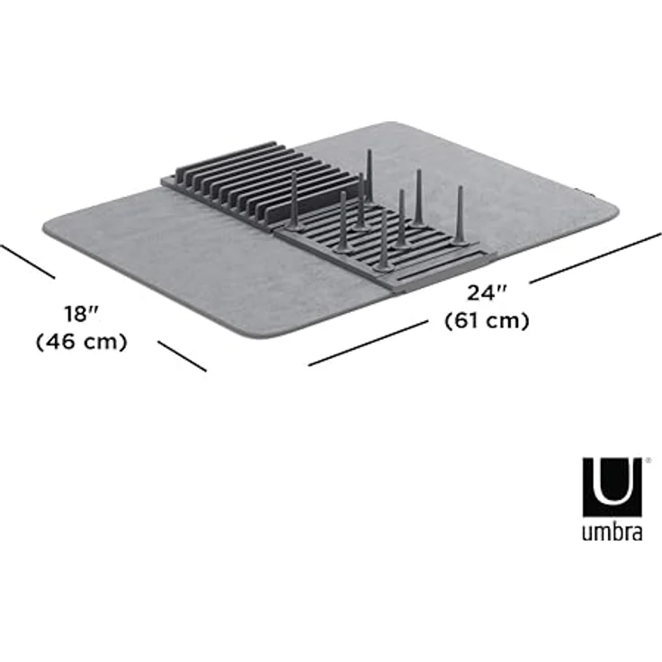 Umbra UDRY PEG Geschirr Abtropfgestell, anthrazit  – Bild 2