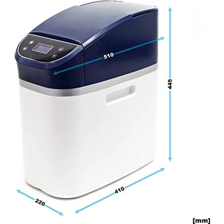 Wiltec SOFT-R1 Wasserenthärtungsanlage, Wasserentkalkung 500 l/h, Ionenaustauscher mit 10 l Soletank – Bild 2