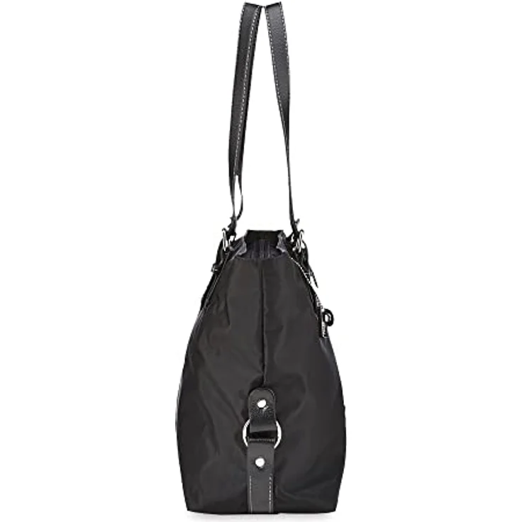 Picard Shopper Sonja - Shopper 38 cm Nylon, Feinnylon mit sportivem Lederoptikbesatz, blau – Bild 4