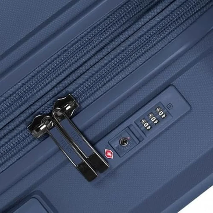 Heys Hartschalen-Trolley AirLite, 53 cm, 4 Rollen, Handgepäck-Koffer mit TSA Schloss und Volumenerweiterung, schwarz – Bild 8
