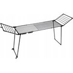 Promis Suszarka Na Pranie Rozsuwana SU103C, schwarzer Wäscheständer mit ausziehbaren Armen