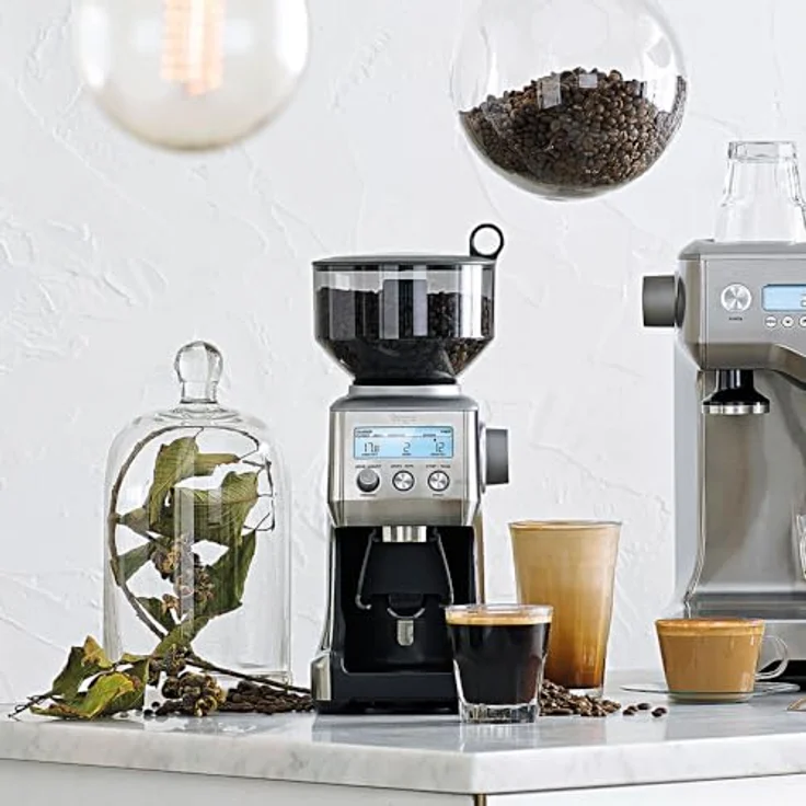 Sage Kaffeemühle The Smart Grinder Pro, SCG820BSS4EEU1, 165 W, Kegelmahlwerk, 450 g Bohnenbehälter, Edelstahl – Bild 5