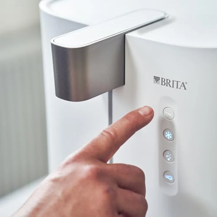 BRITA yource pro top Wasserspender, inkl. yource CO2-Zylinder und BRITA P 3000-S Filterkartusche, Kühleinheit für individuelles Trinkwasser – Bild 4