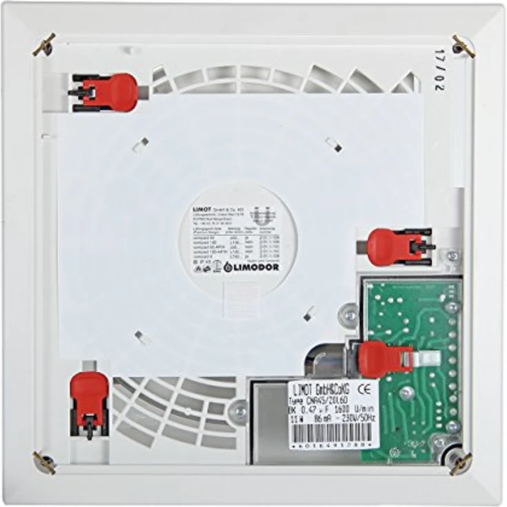 Limot Belüftungsventilator compact 60+C-NR (800), weiß, energiesparender Kondensatormotor, Filterklasse ISO Coarse >45% – Bild 3
