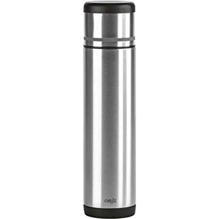 Emsa 509238 Isolierflasche, Mobil genießen, 700 ml, Safe Loc Pro Verschluss, Schwarz-Anthrazit, Mobility – Bild 2