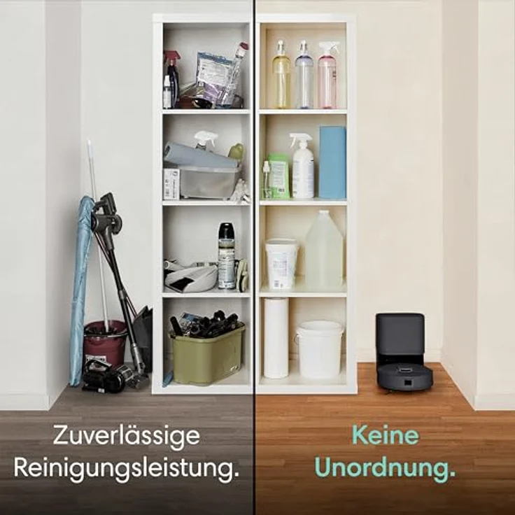 iRobot Roomba® Mini Saug- & Wischroboter mit AutoEmpty™ Dock, 7000 Pascal Saugkraft, Schwarz – Bild 5