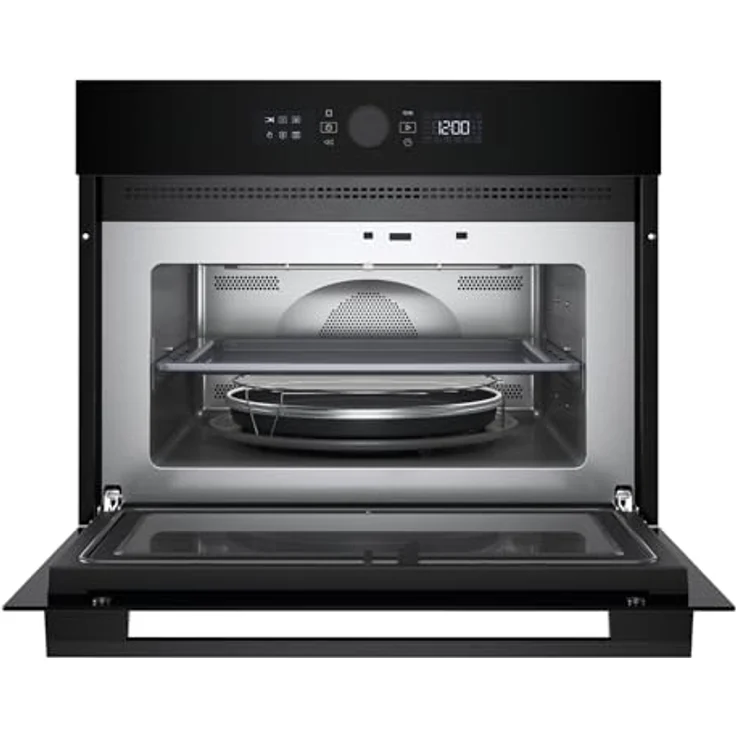Bauknecht BMW57DMK Einbau-Mikrowelle mit Grill und Heißluft, 900 Watt, 40 Liter, schwarzes Glas – Bild 4
