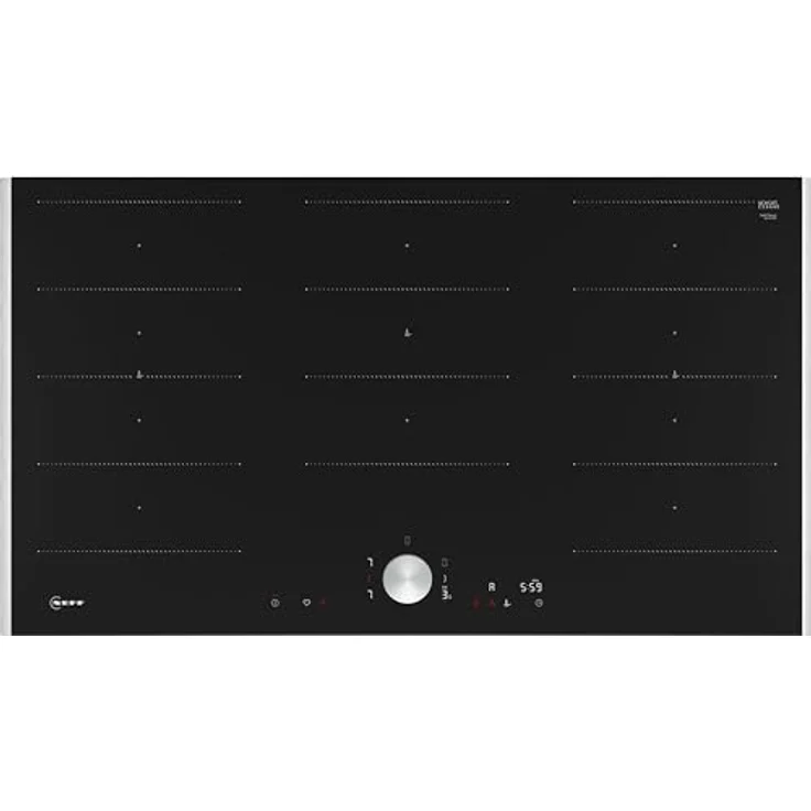 Neff, T69TTX4L0, Autarkes Flex-Induktionskochfeld mit Twist Pad Steuerung, N90, Breite 90 cm, Schwarz mit Rahmen aufliegend, Home Connect – Bild 1