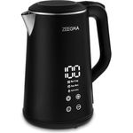 ZEEGMA KETLEE CONTROL Kabelloser elektrischer Wasserkocher 1500 W, Fassungsvermögen 1,6 L, einstellbare Betriebstemperatur von 20 bis 100oC, Wasserreinigungsfunktion Warmhaltefunktion