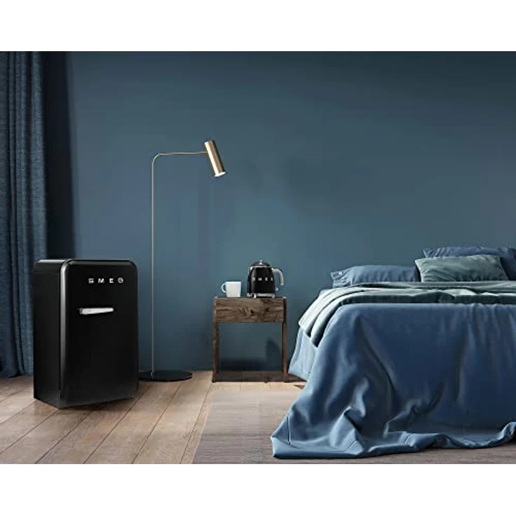 Smeg KLF05BLEU Wasserkocher Mini 50's Style, 1400W, 0,8 L, Kunststoff, Wasserstandsanzeige, schwarz – Bild 5