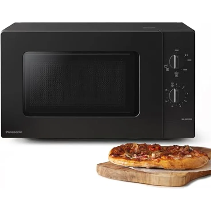 Panasonic NN-GM22QBEPG 20L Grill-Mikrowelle mit 800 W Mikrowellenleistung, 1000 W Grill, Quick 30 Funktion, Timer, Schwarz – Bild 2