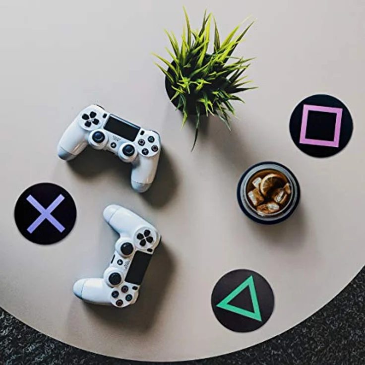 Playstation Metall Untersetzer, Weißblech, mehrfarbig, 1x 9x 9cm - Preisvergleich – Bild 5