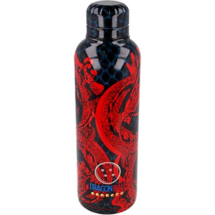 Stor THERMOSFLASCHE AUS Edelstahl 515 ML | Dragon Ball Bottiglia, Stainless Steel, Schwarz, Mediano – Bild 2