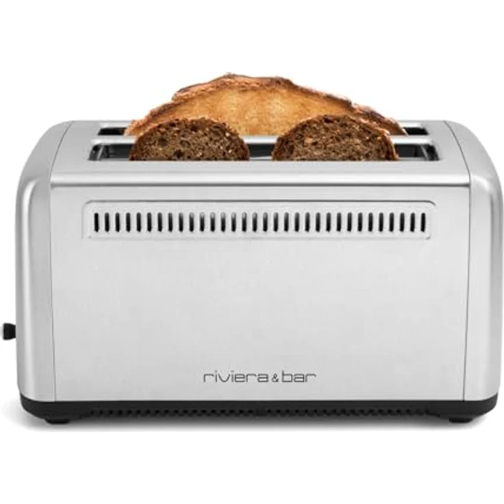 Riviera & Bar GP540A Toaster, 2 Schlitze, extralang, Edelstahl – Bild 2