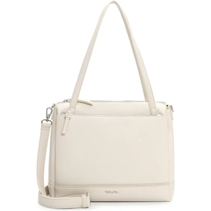 Tamaris Shopper TAS Kennia, eleganter Damen-Handtasche mit echtlederähnlicher Oberfläche, Reißverschluss und verstellbarem Umhängeriemen