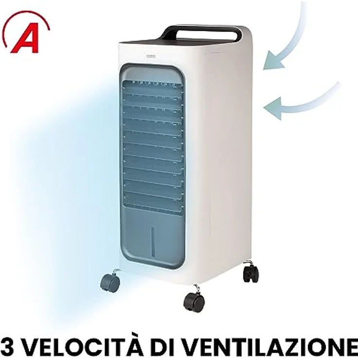 Ardes ARCF02 Keramik-Elektroheizung 2000W mit Gebläse, schwarz und weiß, multifunktional, LED-Display, Fernbedienung, automatische Oszillation – Bild 10