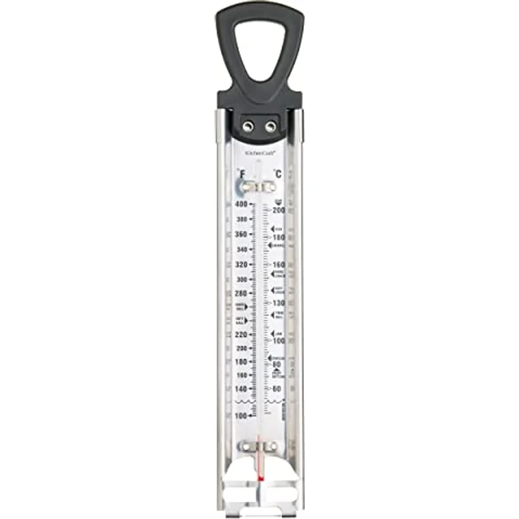 KitchenCraft Home Made Deluxe Küchenthermometer, Edelstahl – Bild 2