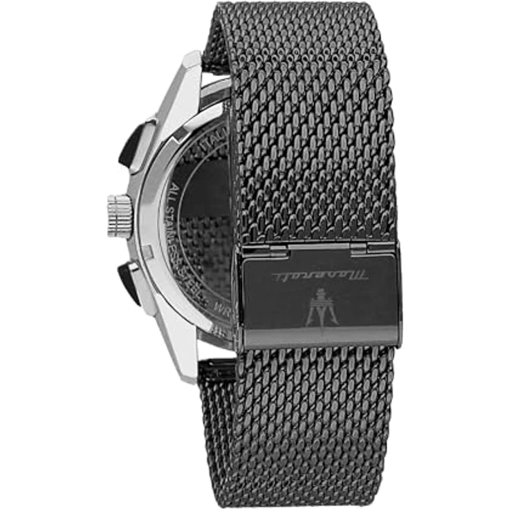 Maserati Herren Uhr Traguardo Chronograph Edelstahl Armband grau UMAR8873612006 – Bild 2