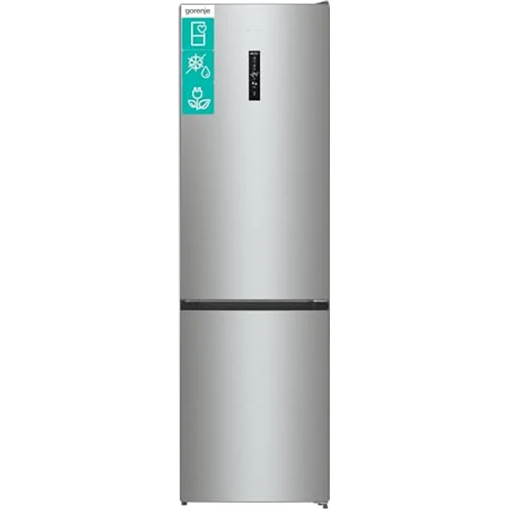 Gorenje NRK620CA2XL4 Kühl- und Gefrierkombination, freistehend, 331 Liter, Edelstahl, InverterCompressor, ExtraSilent – Bild 1