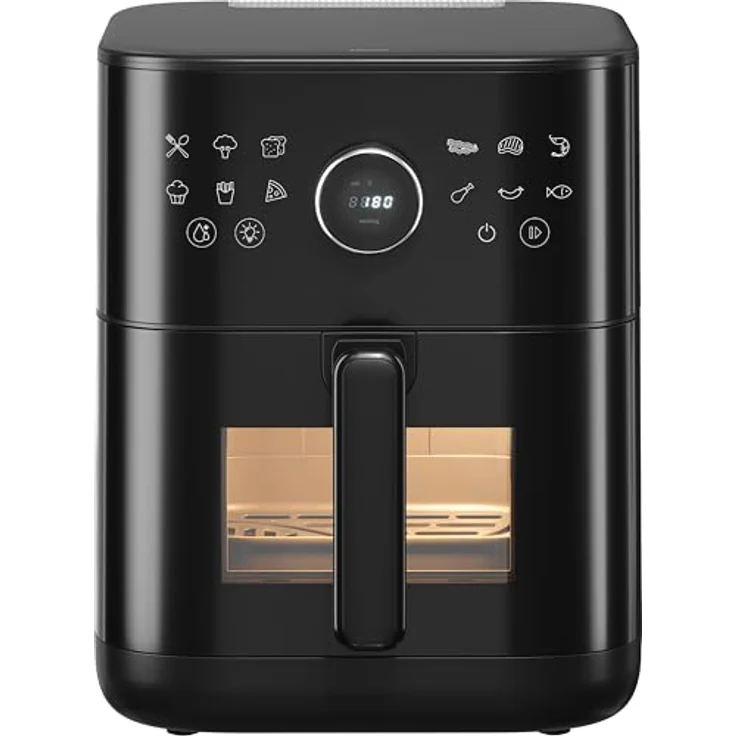 Zwilling Heißluftfritteuse Air Fryer Pro, 6 L mit Infrarot-Heizsystem und Wassersprühfunktion, schwarz – Bild 1