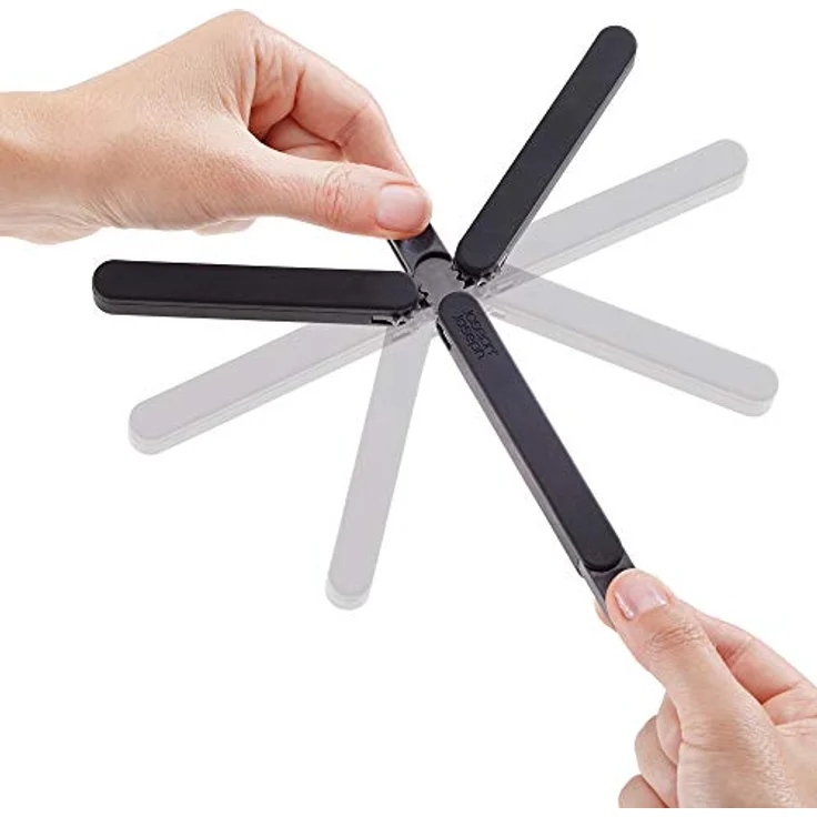 Joseph Joseph Axis - Ausklappbarer Topfuntersetzer aus Silikon - schwarz – Bild 4