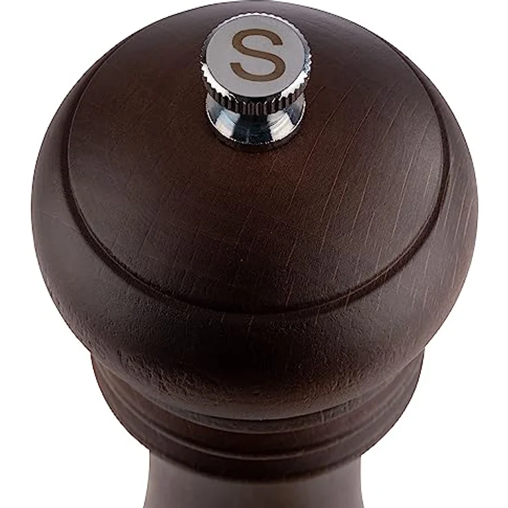 APS 40575 Salzmühle aus Buchenholz, Keramikmahlwerk, Ø 5,5 cm, Höhe 15,5 cm – Bild 4