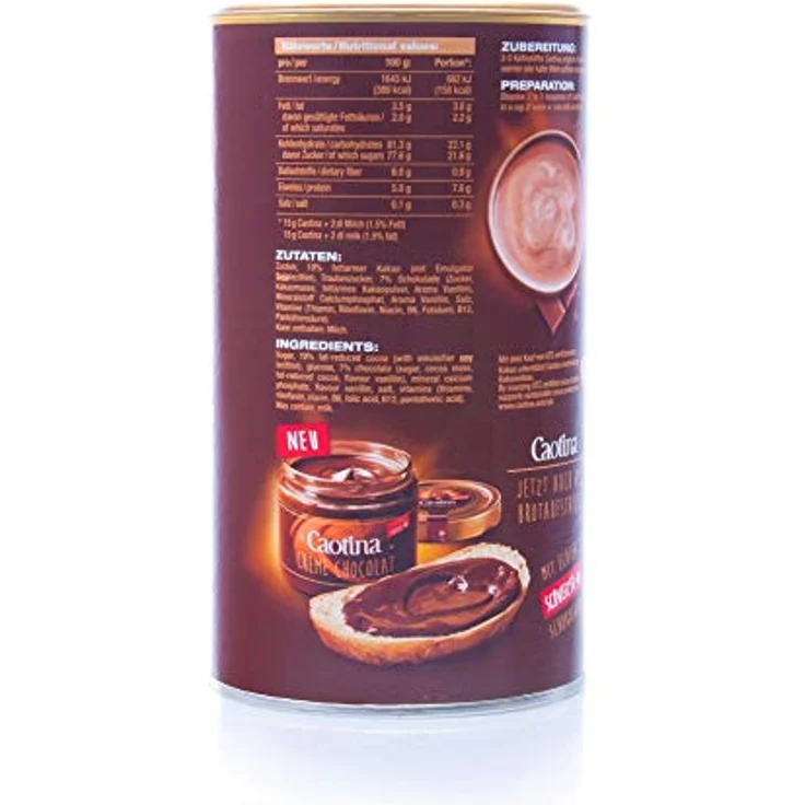 Caotina Original Kakao Vollmilch Dose, 500g – Bild 2