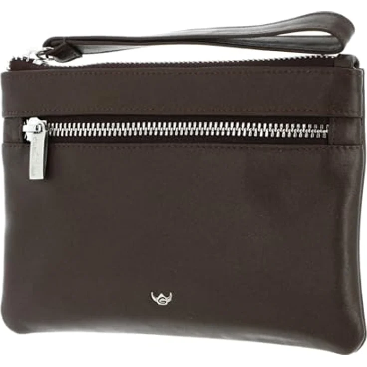 Golden Head Valencia, Handtasche für Herren mit RFID Schutz, Leder, 18 cm, Bronze – Bild 1