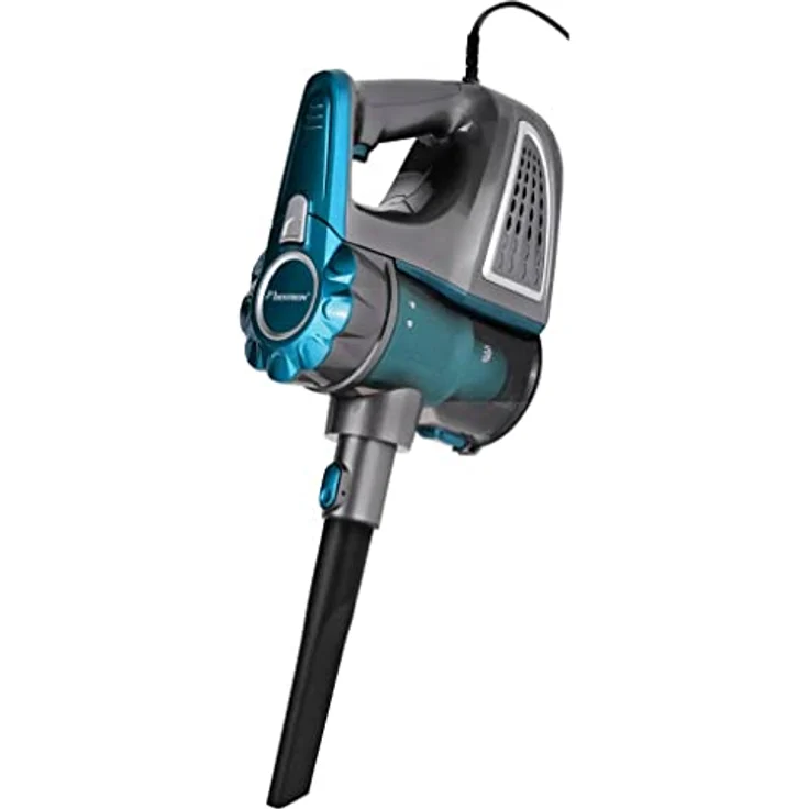 Bestron Beutelloser Handstaubsauger mit Stab, Aktionsradius: 6,5 m, Kapazität: 0,6 l, 600 Watt, Rot-Grau – Bild 8