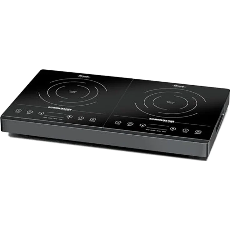 Rommelsbacher DOPPELKOCHPLATTE CT 3402/IN Induktion, Glaskeramik, 10 Leistungs- und Temperaturstufen, LED Display, 2 Kochzonen bis 230 mm Ø – Bild 1