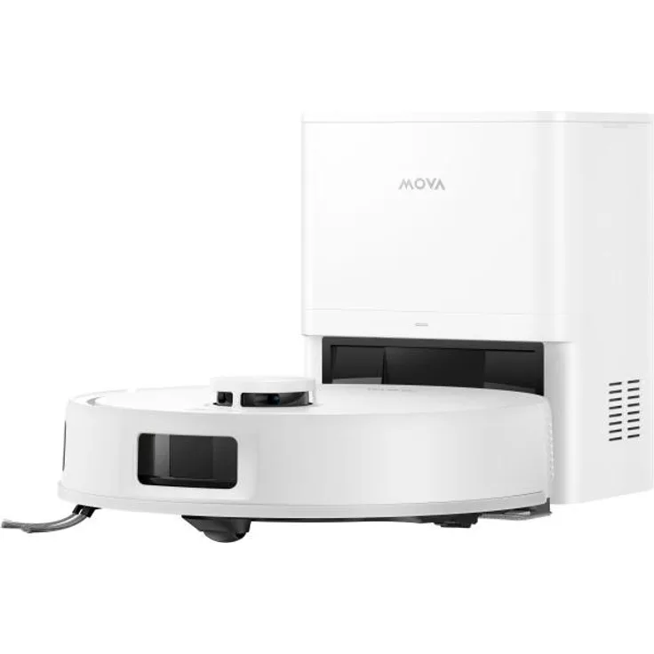 MOVA MVE20SPP, Beutelloser Staubsauger-Roboter in Weiß mit 0,33 l Behälter und Purification Funktion