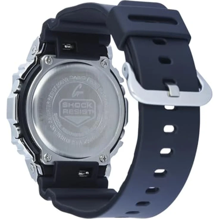 Casio G-Shock G-Steel Herrenuhr Schwarz/Regenbogen GM-5600RW-1ER, Edelstahlgehäuse, schwarzes Kunststoffarmband – Bild 3
