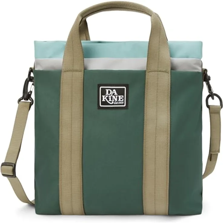 Dakine Jinx Mini Tote Handtasche, braun, mit Reißverschluss und Innenfach für Wertgegenstände