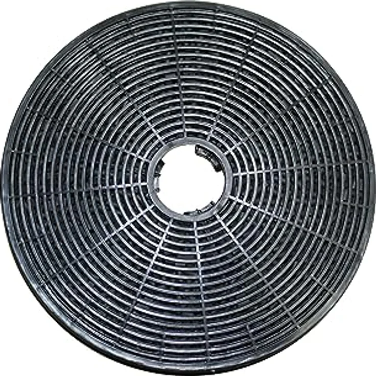 YUNA KAF11 Kohlefilter, 2 Stück Rund Aktivkohle-Geruchsfilter mit 17,5 cm Durchmesser, passend für Dunstabzugshauben Nava, Julina und Alea60Z – Bild 2