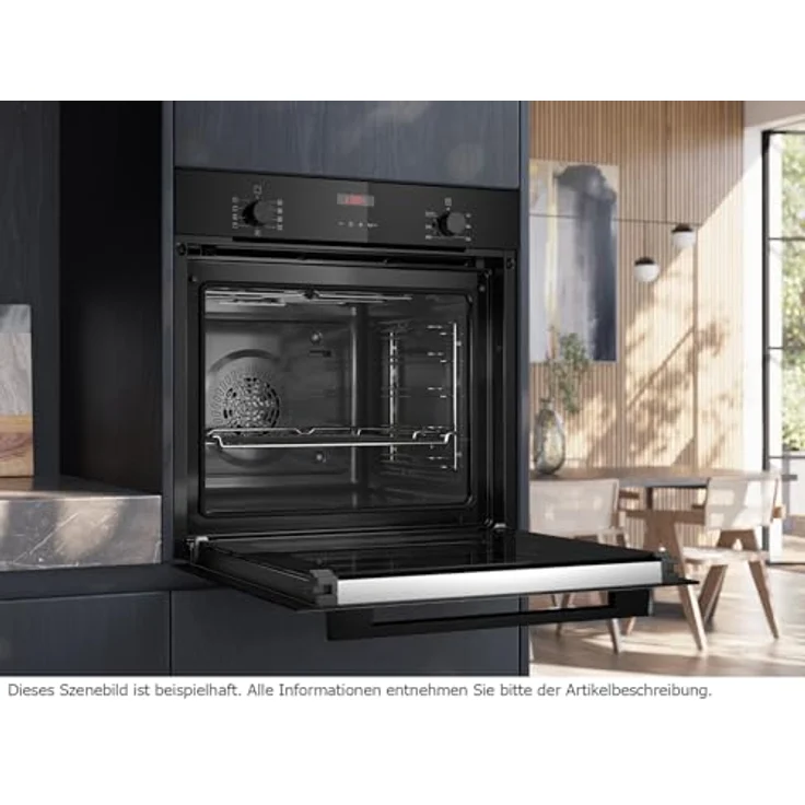 Siemens HB273ABS3 Pyrolyse Backofen Edelstahl, 5 Funktionen, Automatikprogramme und 3D Heißluft – Bild 6