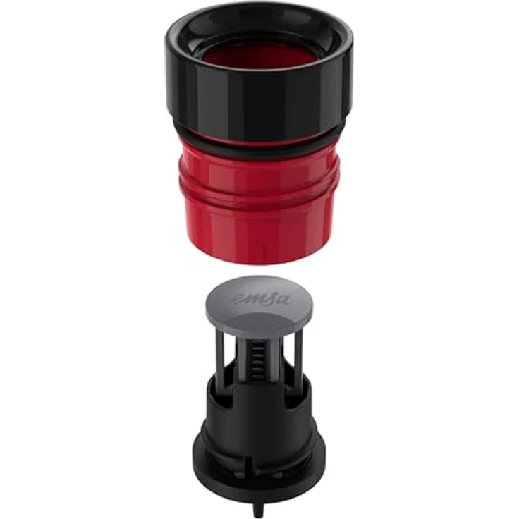 Emsa BLUDROP Trinkflasche 1,0L - basic black, Edelstahl mit 360°-Trinkrand – Bild 4