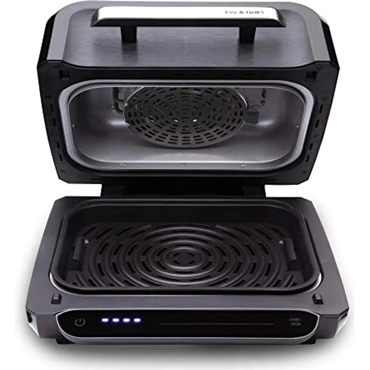 SOGO Human Technology FRE-SS-10130 2in1 Heißluftfritteuse und Tischgrill, 1700W, max Überhitzungsschutz, Timerfunktion, stufenloser Temperaturregler, schwarz – Bild 5