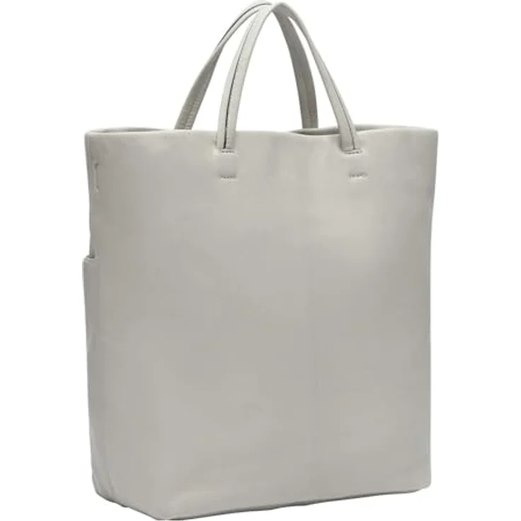 Liebeskind Berlin Shopper Tote L HERA SHEEP NATURAL, Leder, steel, 31x38x15 cm – Bild 2