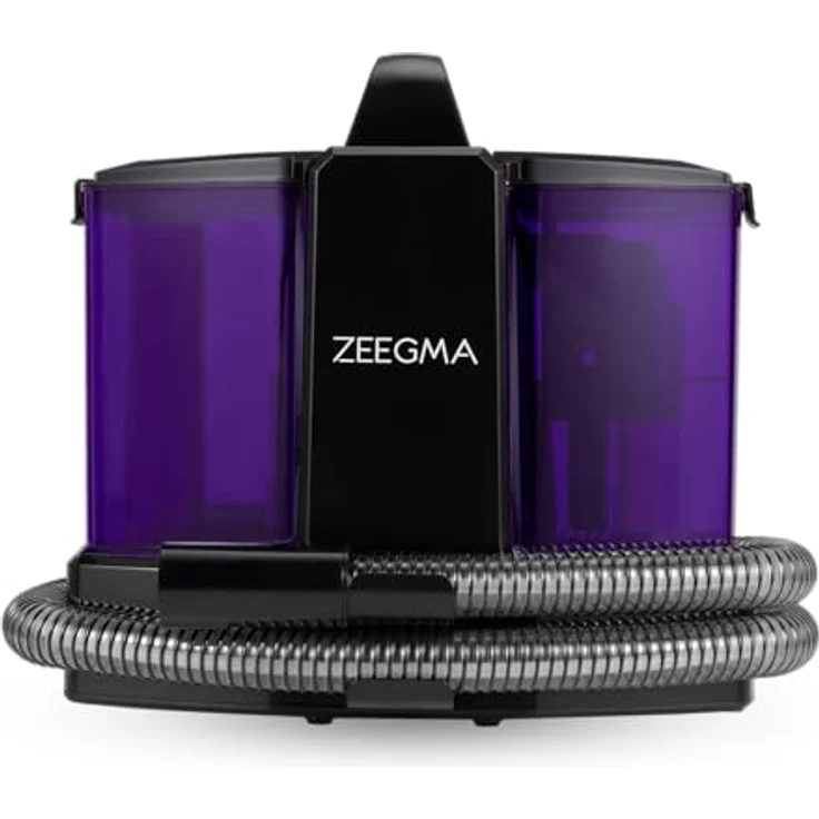 Zeegma Zonder Wash Compact, 500 W Nass-/Trockensauger für Allergiker, ideal für Polster, Teppiche und Autoinnenräume, kompakt und leicht – Bild 4