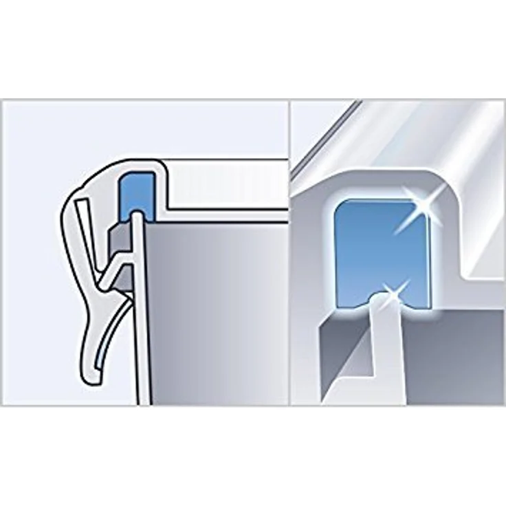 Emsa 515562 Clip & Close Frischhaltedosen | 7-teiliges Set | 0,15+ 0,25+ 0,55+ 0,55 mit Einsätzen+ 1,00+ 2,30 L | -40 bis +100 Grad | Kunststoff | 100 % Dicht | Besondere Frische-Dichtung – Bild 2