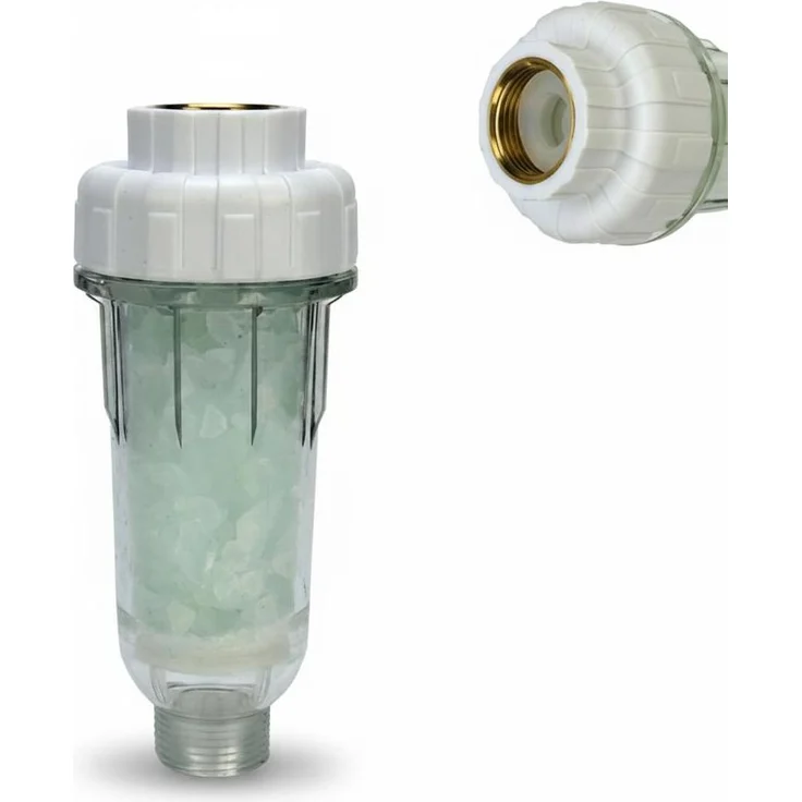 Trinkwasserladen Waschmaschinenfilter & Spülmaschinenfilter, Anti Kalk Filter mit Metallanschlüssen, 3/4 Zoll