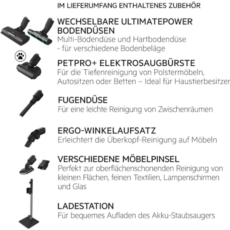 AEG HYGIENIC 7000 AP71B14WET Akku-Staubsauger /sehr leicht 2,2 kg / 60 % Recyclingmaterial / bis zu 50 Min. Laufzeit/120 m² / 5-Stufige Filtration / Feuchtreinigung / alle Böden / inkl. Zubehör / blau – Bild 2