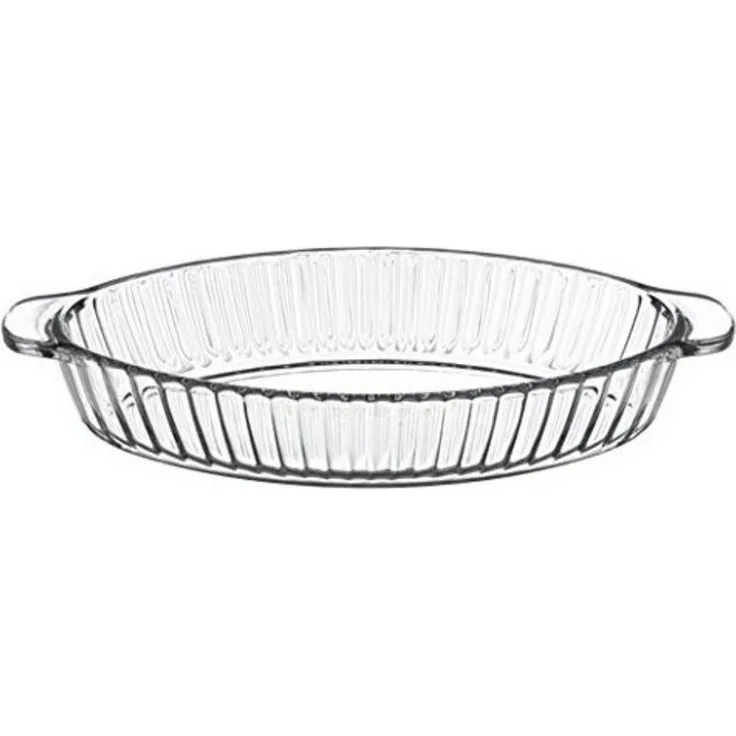 Pasabahce Borcam Auflaufform, hitzebeständige Glasform mit 730 ml Volumen, 26 x 15,5 cm, transparent