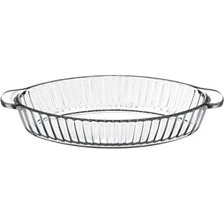 Pasabahce Borcam Auflaufform, hitzebeständige Glasform mit 730 ml Volumen, 26 x 15,5 cm, transparent