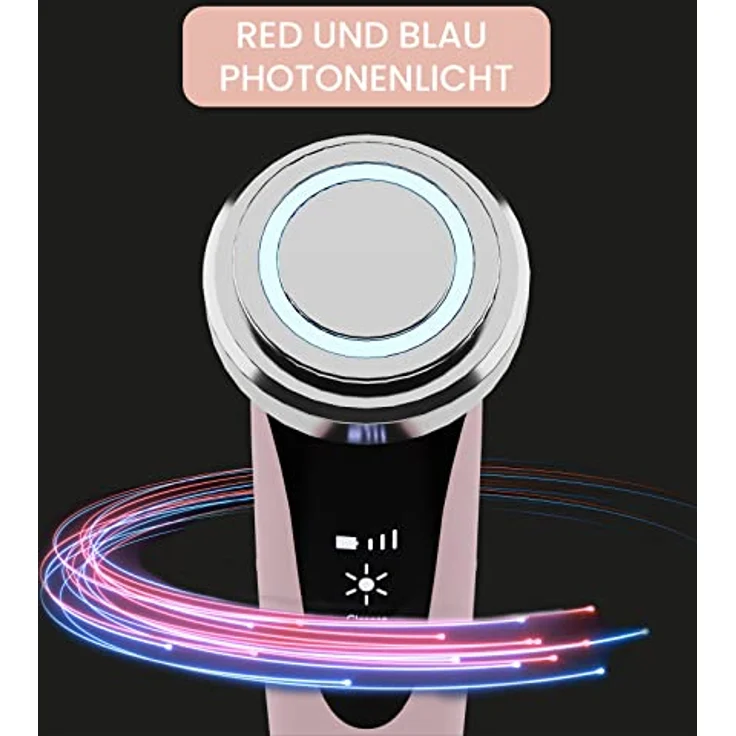 Beautifly Elektrische Gesichtsreinigungsbürste B-GLOSSY-BLUSH mit nadelloser Mesotherapie und Ultraschall-Mikromassage – Bild 5