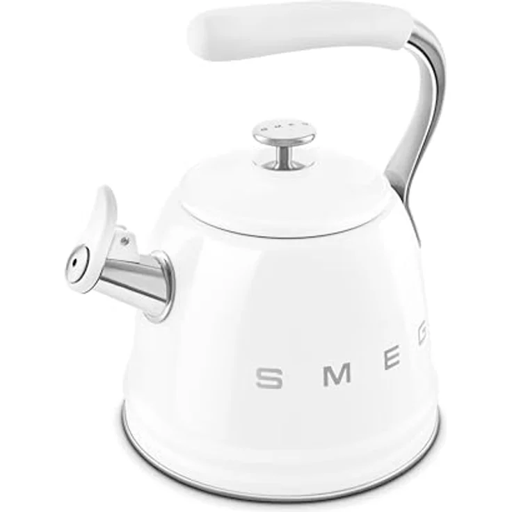 Smeg WKF01WH Wasserkessel, Edelstahl, 2,3 l Fassungsvermögen, Abnehmbarer Deckel und Verschlussklappe, auch für Induktion, Weiß – Bild 5
